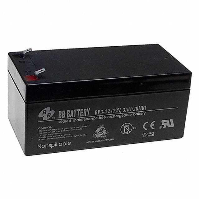BP3-12-T1 B B Battery  Batteries Rechargeable (Secondary)